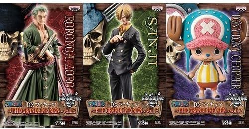 Amazon Com One Piece Dx Figure The Grandline Men Vol 12 All Three Set Japan Import By Unknown Toys Games