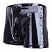 FEESHOW Men's PVC Faux Leather Zipper Boxer Shorts Lacing Underwear Briefs