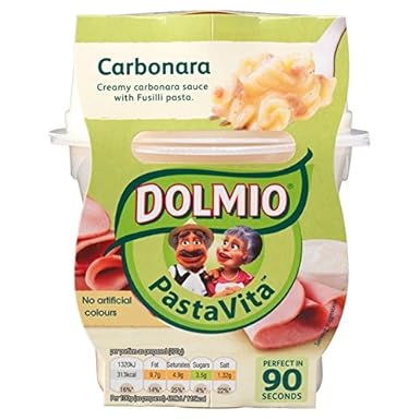 Dolmio Pasta Carbonara Vita Microondas Listo 270g de comidas ...
