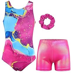 MODAFANS Leotards for Girls Gymnastics with Shorts
