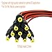 Igreeman 10 Pair DC Power Pigtail Male & Female Cable (Upgraded 18AWG) with 2.1mm x 5.5mm Connectors for Home Security Surveillance Camera Power Adapter and Party lighting Power Connection
