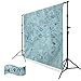 Julius Studio 6x9 ft. Tie Dye Pattern Steel Blue, Teal, Dark Cyan, Cloudy Sky, Cool Color, Chromakey Photo Video Studio Fabric Backdrop, Background Screen, Fabric Muslin, Photography Studio, JSAG203