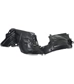 Guardabarros Delantero Izquierdo Con Clips Para Nissan Sentra 2013-2019 – Plástico Negro, Fabricado En Taiwán