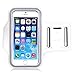 iPhone 7 / iPhone 6s / iPhone 6 Armband, MoKo Sweatproof Sports Running Armband Workout Arm Band Cover for iPhone 7, 6S, 6, 5S, 5, Galaxy S7, S5, Moto G, BLU 5.0, White (Fits Arm Girth 10.8