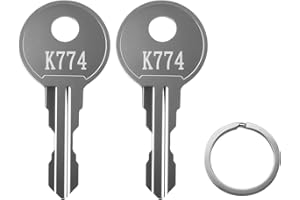 RASAECH Replacement Keys for Weather Guard Tool Box, Replacement Weather Guard Toolbox Key (K774 for Weather Guard) 2-Pca