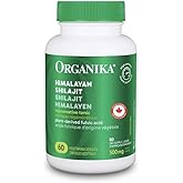 Organika Himalayan Shilajit 500mg (3% Fulvic Acid) – High Potency Rejuvenative Tonic from Plant Based Fulvic Acid to Support 