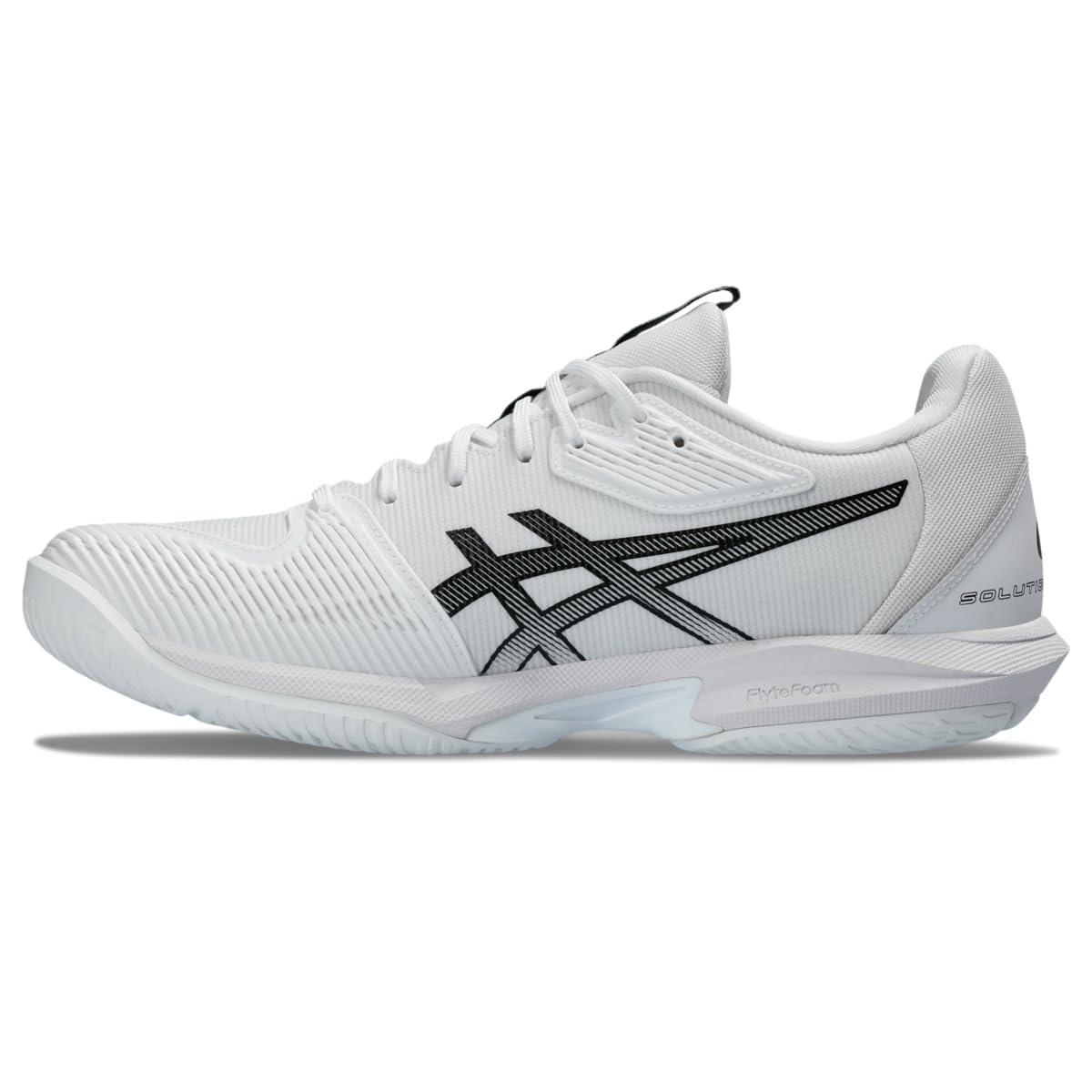 ASICS Men's Solution Speed FlyteFoam 3 Tennis Shoe, 11, White/Black on Galleon Philippines