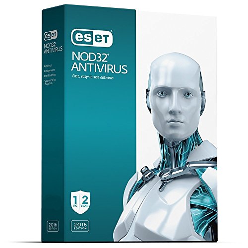 ESET NOD 32 AntiVirus | 2016 (1 PC- 2 Years) No CD- Only key via email
