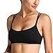 CRZ YOGA Women's Padded Cool-Look Criss Cross Strappy Yoga Sports Bra Black XL