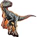Qualatex 82315 Jurassic World Fallen Kingdom Foil Mylar Party Balloon, 38'', Multicolor, Pack of 1