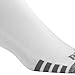 Prince Men's Quarter Performance Socks for Running, Tennis, and Casual Use (Pack of 6) - White,Men's Shoe Size 6-12