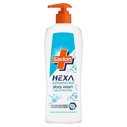 Savlon Hexa Advanced Body Wash with Milk Protein, 500ml