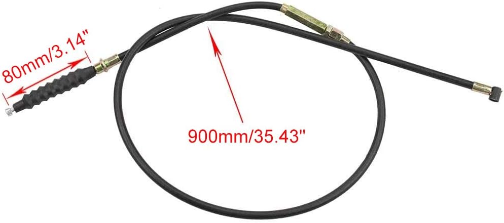 GOOFIT 35.43" Motorcycle Clutch Cable with Adjuster Replacement For 50cc 70cc 90cc 110cc 125cc China Moped Scooter Chinese Scooter ATV Quad Go Kart Moped - Image 3