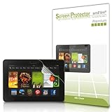 Kindle Fire HDX 7 Screen Protector, amFilm? Premium HD Clear (Invisible) Screen Protector for Kindle Fire HDX 7-inch with Lifetime Warranty (2-Pack) [in Retail Packaging]