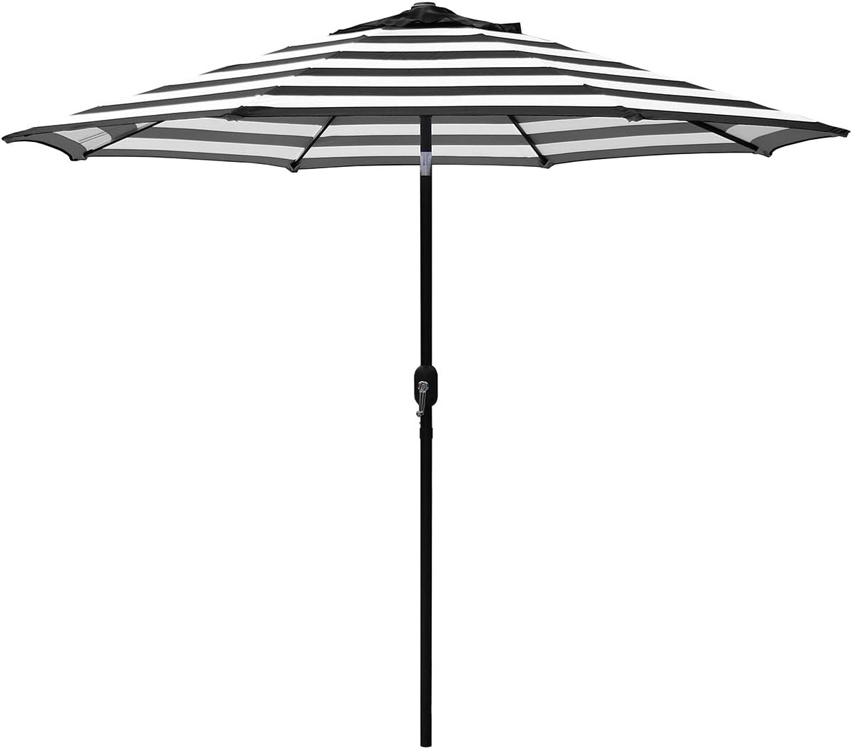 Amazon Com Abble Outdoor Patio Umbrella 9 Ft Stripe With Crank