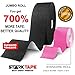 Starktape Kinesiology Tape Bulk for Sensitive Skin, Physio Medical Sports Tape, Kt Tex Gold for Physical Therapy, Knee, Shoulder, Ankle, Wrist, Foot, Back Muscle, Black