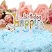Yunko 100 Pcs Happy Birthday Theme Cupcake Toppers Birthday Party Favors Cake Decoration(Lovely Animal and Balloon)