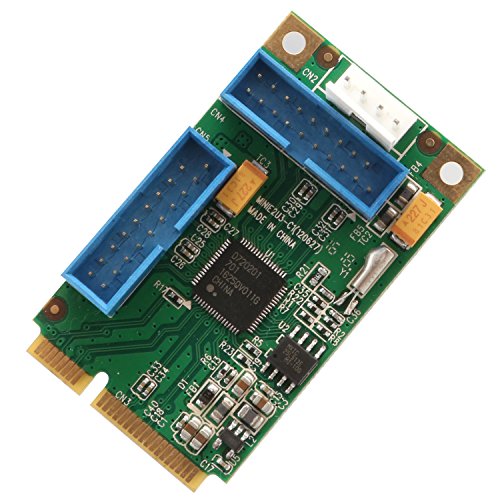 IO Crest SD-MPE20215 Mini PCI-Express USB 3.0 Host Controller Card with Renesas D720201 chipset. Windows OS XP 7 server 2008 R2.