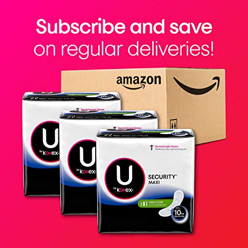 6 Kotex+Security+Super+Fragrance+Free+Packs