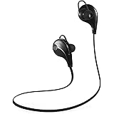 Amerzam Bluetooth Headphone In-Ear Stereo Bluetooth V4.1 Wireless Sweatproof Running Headset with Microphone(black)