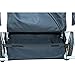 Aosom Elite Three-Wheel Bike Trailer for Kids Bicycle Cart for Two Children with 2 Security Harnesses & Storage, White