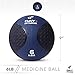 Medicine Exercise Ball with Dual Texture for Superior Grip by Day 1 Fitness - 6 Pounds - Fitness Balls for Plyometrics, Workouts - Improves Balance, Flexibility, Coordination