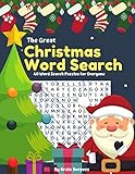The Great Christmas Word Search: 48 Word Search Puzzles for Everyone (Holiday Word Search) by Brain Burpees