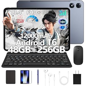【Android16 13インチ タブレット】P13 Pro 13.4インチ Android 16搭載 AI高性能タブレット 120HzフルHD+大画面