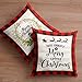 Faromily Christmas Buffalo Plaid Pillow Covers Set of 4 Decorative Christmas Red Black Plaid Truck Throw Pillow Covers 18 x 18 Inch Christmas Decoration Farmhouse Winter Holiday Cushion Covers