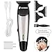 Pro Outliner Hair Beard Trimmer with T-Blade, BESTGOMG Cordless Hair Beard Mustache Body Grooming Kit with USB Rechargeable Lithium Ion and LED Display, for Contouring Shaving, Sculpting and Trimming