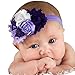 ZHW Baby Girl's Multi Colour Flower Hair Bow Baby Headbands (8 Pack)