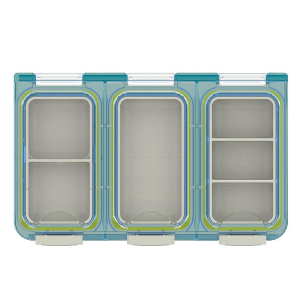 Fishing Lure Tackle Box,Waterproof ABS Double Layers Fishing Tackle Case for Vest Casting Fly Fishing