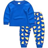 N'aix Little Boys Cotton Pajamas Kid`s Cartoon Sleepwears Pjs 2 Piece Set