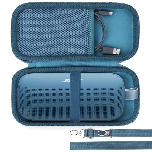 Lebakort Hard Case Compatible with Bose SoundLink Flex 2nd Gen/Bose SoundLink Flex Portable Speaker, Blue Dusk Case