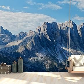 Wall Mural Magnificent Mountain View Removable Wallpaper Wall Sticker for Bedroom Living Room - 66x96 inches