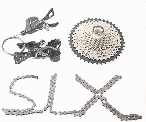NewWayHub SHIMANO SLX M7000 1x11 11S Speed 11-42T Groupset Contains Shift Lever &amp; Rear Dearilleur Cassette Chain,SLX M7000 11 42T
