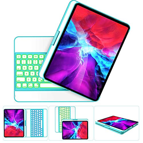 GreenLaw iPad Mini 6 Case with Keyboard, 7 Color Backlit, Sensitive