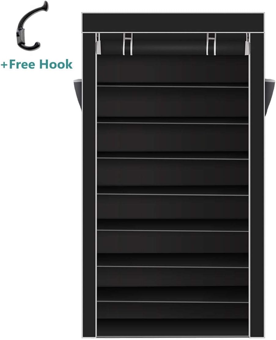 Best 10 tiers shoe rack with dustproof cover