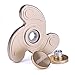 Hand Spinner Fidget Toy, Finger Spinner, AIRWALKS Aluminium Alloy High Speed Up to 1-3 Mins Spins, EDC ADHD Focus Tri-spinner to Relieves Anxiety and Boredom (Champaign Gold)