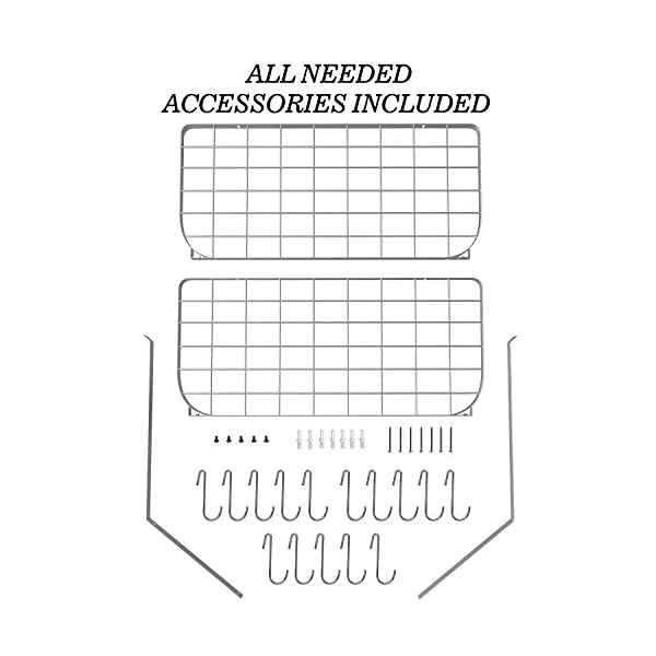 Vdomus Shelf Pot Rack Wall Mounted Pan Hanging Racks 2 Tire Silver Dreamkitchenpro