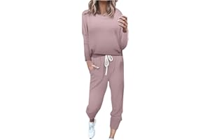 JMMSlmax 2 Piece Outfit for Women 2023 Casual Trendy Women Lounge Matching Sets Outfit Long Pant Set Sweatsuits Tracksuits