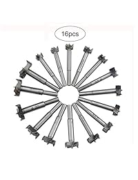 Sauton - Juego de brocas para taladro de madera Forstner (16 piezas)