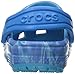 crocs Kids' Classic Graphic K Clog, Multi Color/Blue, 2 M US Little Kid