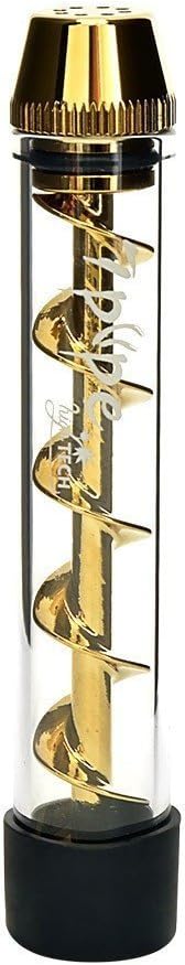 Glass Blunt Classic Gold - 1x Quartz Tube, 1 x Rubber Caps, 1 x Cleaning Brush. Official Original Glass Blunt Brand