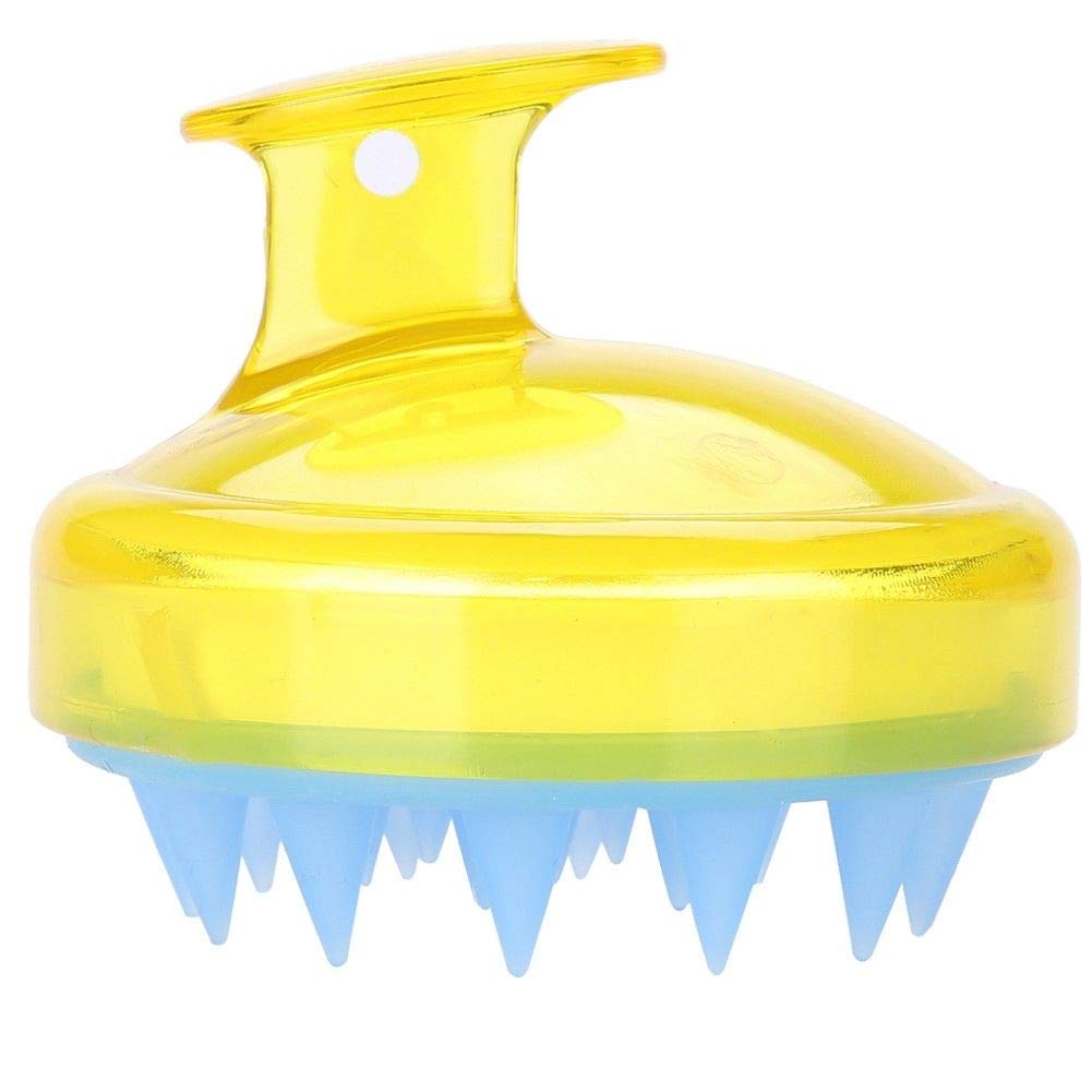 Hair Scalp Massager Shampoo Brush, BOOLAVARD Scalp Care Brush (Yellow)