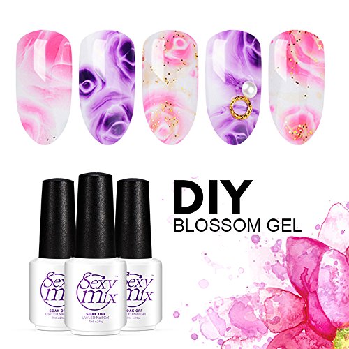 Sexy Mix Halo Blossom Gel Polish Soak off UV LED Nail Gel Magic Blooming Color Beautiful Flower Nail Art 0.24 OZ Sexy Mix Halo Blossom Gel Polish Soak off UV LED Nail Gel Magic Blooming Color Beautiful Flower Nail Art 0.24 OZ