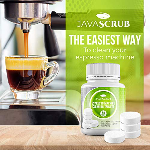 Java Scrub Espresso Machine Cleaning Tablets Descaling Tablets (50