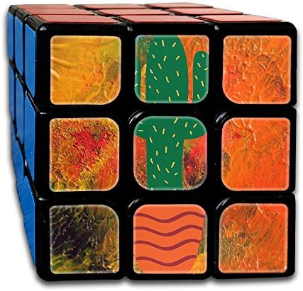 Gorgeous Cactus Rubik's Cube Smooth Magic Cube Turns Quicker And More Precisely Than Original;Super-durable With Vivid Colors