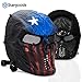 Stargoods Skeleton Airsoft Tactical Mask - Metal Mesh Paintball, BB Gun & CS Games - America