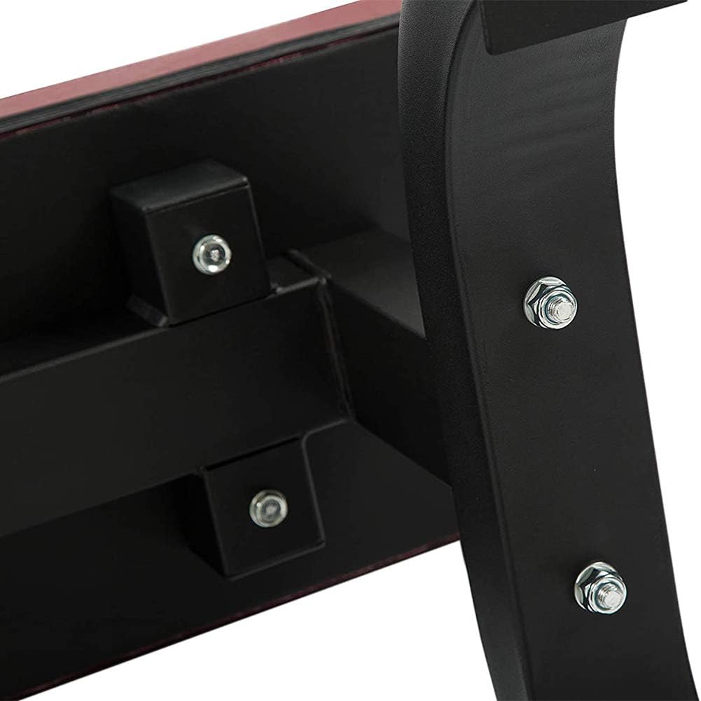 ZQQ Flat Weight Bench, Multifunction Weight Bench Dumbbell Bench Flat Bench Press Bird Big Flat Bench Fitness Bench Press Crunches Home Gym Fitness Chair,Red: Sports & Outdoors